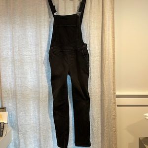 BDG / Urban Outfitters black denim overalls